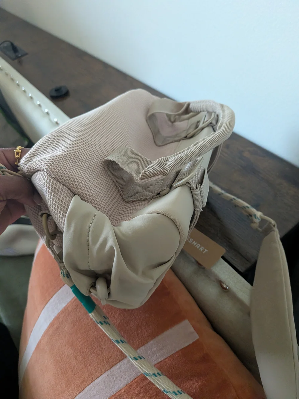 REIKI 5.5L Mini Duffle in Beige - Picture 6 of 6